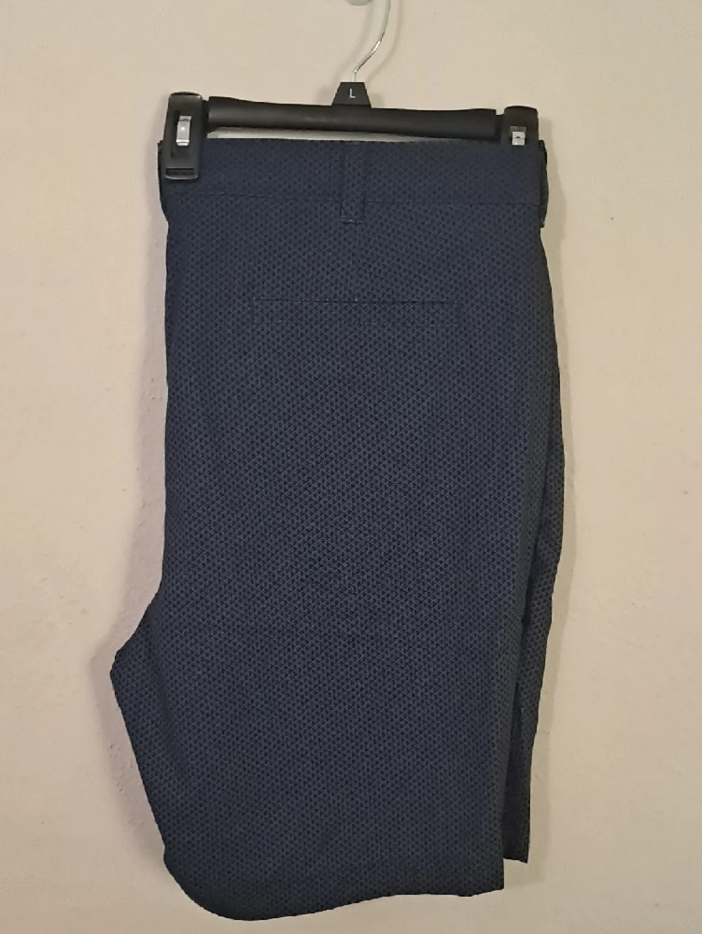Ben Hogan Navy Micro-Pattern Flat Front Men's Size 40 Waist Shorts